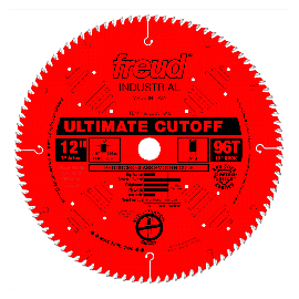 Freud LU85R012 12 Inch 96 Tooth ATB Crosscutting Saw Blade with 1 Inch Arbor and PermaShield Coating
