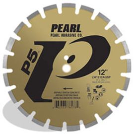 Pearl Abrasive LW1212AGSP 12 X .125 X 1, 20mm P5 For Asphalt And Green Concrete Segmented Diamond Blade