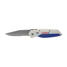 Lenox LXHT10386 Stainless Steel Blade Partial Serration Folding Knife 8-3/4-Inch - Pack of 6