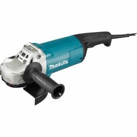 Makita GA7060 7 Inch Angle Grinder, 15 AMP, 8,500 RPM, 5/8 Inch-11, AC/DC, no lock-on, with lock-off