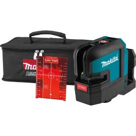Makita SK105DZ 12V max CXT® Self-Leveling Cross-Line Red Laser, (Tool Only)