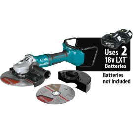 Makita XAG13Z1 18V X2 LXT Lithium‑Ion (36V) Brushless Cordless 9 Inch Paddle Switch Cut‑Off/Angle Grinder, with Electric Brake, Tool Only