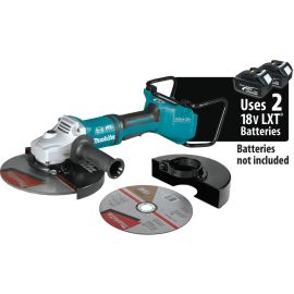 Makita XAG23ZU1 18V X2 LXT® Lithium-Ion (36V) Brushless Cordless 9Inch Paddle Switch Cut-Off/Angle Grinder, electric brake, AWS™, lock-off, no lock-on