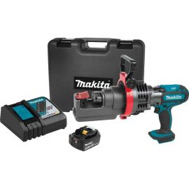 Makita XCS01T1 18V LXT Lithium-Ion Cordless Rebar Cutter Kit, with one battery
