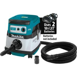 Makita XCV07ZX 18V X2 LXT Lithium‑Ion (36V) Brushless Cordless 2.1 Gallon HEPA Filter Dry Dust Extractor/Vacuum, Tool Only