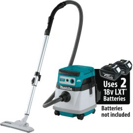 Makita XCV23Z 18V X2 (36V) LXT® Lithium‑Ion Brushless Cordless 4 Gallon Wet/Dry Dust Extractor/Vacuum, Tool Only