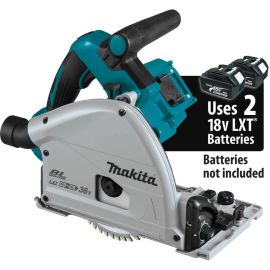 Makita XPS01Z 18V X2 LXT Lithium‑Ion (36V) Brushless Cordless 6‑1/2 Inch Plunge Circular Saw, Tool Only