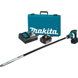 Makita XRV01T 18V LXT Lithium‑Ion Cordless 4' Concrete Vibrator Kit (5.0Ah)