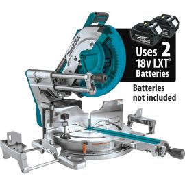 Makita XSL08Z 18V X2 LXT® Lithium-Ion (36V) Brushless Cordless 12 Inch Dual-Bevel Sliding Compound Miter Saw, AWS™ Capable, laser (Tool Only)