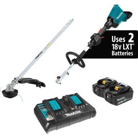 Makita XUX01M5PT 18V X2 (36V) LXT Lithium‑Ion Brushless Cordless Couple Shaft Power Head Kit with String Trimmer Attachment (5.0Ah)