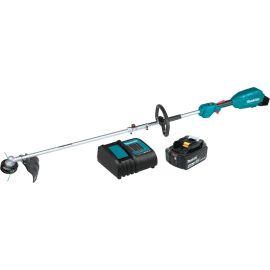Makita XUX02SM1X1 18V LXT® Lithium‑Ion Brushless Cordless Couple Shaft Power Head Kit w/ 13 Inch String Trimmer Attachment (4.0Ah)