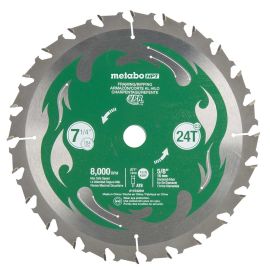 Metabo HPT 115429M 7 1/4 Inch X 24 Tooth X 5/8 Inch Arbor High Performance Viper Saw Blade