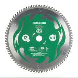 Metabo HPT 115436M 12 Inch X 80 Tooth X 1 Inch Arbor High Performance Viper Carbide Saw Blade