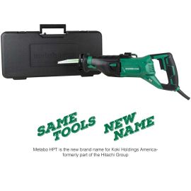 Metabo HPT CR13VSTM 11 Amp Reciprocating Saw W/ Variable Speed, Tool-Less Base Blade Change