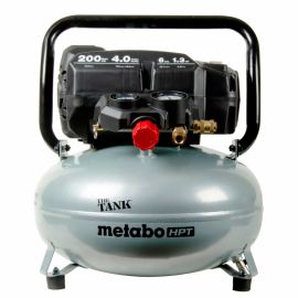 Metabo HPT EC914SM The TANK™ 6-Gallon High Capacity Pancake Air Compressor