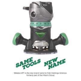 Metabo HPT M12VCM 2-1/4 HP Variable Speed Fixed Base Router