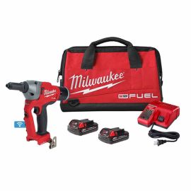 Milwaukee 2660-22CT M18 FUEL™ 1/4 Inch Blind Rivet Tool w/ ONE-KEY™ Kit
