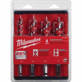 Milwaukee 48-13-4000 4 Pc Auger Set