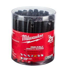 Milwaukee 48-22-3130 (36) Black Chisel Tip Markers