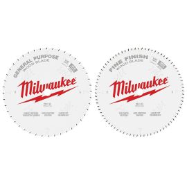 Milwaukee 48-40-1232 12 Inch 44t + 80t Two Pack
