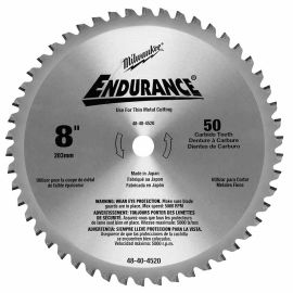 Milwaukee 48-40-4520 Circular Saw Bl Metal Cut 8 Inch 50t