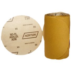 Norton 01651 6 Inch x 6 Hole Disc Roll 100 Grit Job Pack Stick & Sand Disc Roll (Roll of 50)