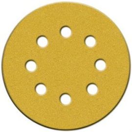 Norton 49221 5 Inch x 8 Hole 120 Grit Hook and Loop Sanding Disc (Pack of 25)