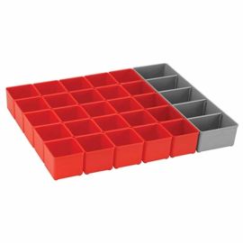 Bosch ORG53-RED Click and Go 26-Piece Organizer Set for i-BOXX53