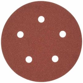 Porter Cable 735501225 5 Inch 120-Grit Hook and Loop 5-Hole Disc Sandpaper (25 Pack)