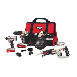 Porter Cable PCCK617L6 20V MAX* Cordless 6-Tool Combo Kit with Free USB Charging Device