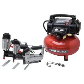 Porter Cable PCFP12234 3-Tool and Compressor Combo Kit
