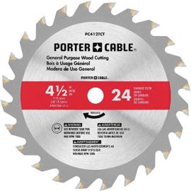Porter Cable PC412TCT 4-1/2 Inch 24T Saw Blade 10mm arbor