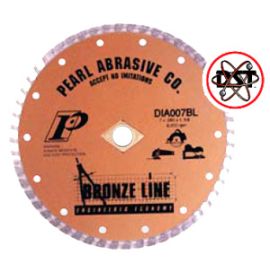 Pearl Abrasive DIA008BL 8 x 0.080 Inch - 5/8 Adapter Bronze Line Series Turbo Blade