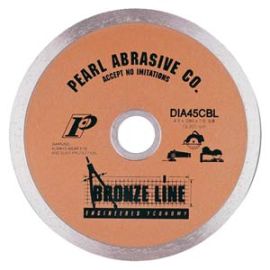 Pearl Abrasive DIA04CBL 4 x 0.055 Inch x 20mm - 5/8 Adapter Bronze Line Continuous Rim Dry Diamond Blade