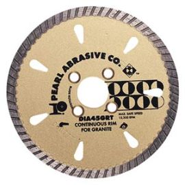 Pearl Abrasive DIA45GR4 4-1/2 x 0.080 Inch x 20mm - 4 screw holes GRT Granite Dry Diamond Blade