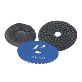 Pearl Abrasive FSPD3050 3 Inch x 50 grit Hook and Loop Diamond Polishing Disc Pads (Olive)