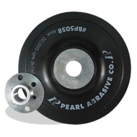 Pearl Abrasive BP0410 4 x M10 x 1.25 Center Nut Backup Pad For Fiber Disc - Smooth Faced