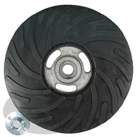 Pearl Abrasive BPFTC70 7 x 5/8-11 Center Nut Heavy Duty Rubber Backup Pad For Turbo Cut Disc Surface Preparation