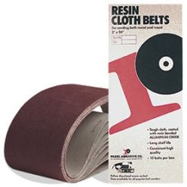 Pearl Abrasive CB130100 1 x 30 Aluminum Oxide Premium Resin Cloth Belt