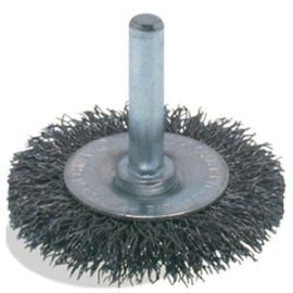 Pearl Abrasive CLCWEB112 1-1/2 x .0118 x 1/4 Crimped Wheel End Brush Tempered Wire Brush