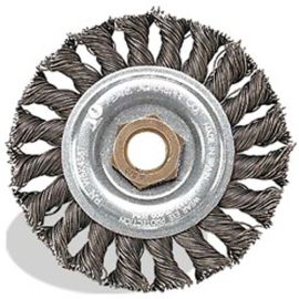 Pearl Abrasive CLWBK458TS-BULK 4 X .020 X 5/8-11 Wire Brushes Knot Wheel Regular Twist Stainless Wire