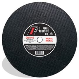 Pearl Abrasive CW1010 10 x 1/16 x 1 Aluminum Oxide Premium Type 1 For Chop Saws & Stationary Saws Cut-Off Wheel