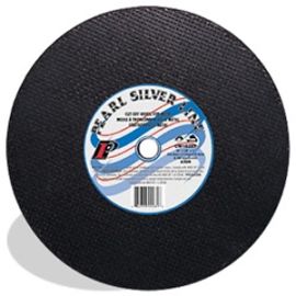 Pearl Abrasive CW1020T 10 x 1/8 x 1 Aluminum Oxide Silver Line Type 1 For Chop Saws & Stationary Saws Cut-Off Wheel