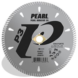 Pearl Abrasive DIA06GRTE 6 X .090 X 7/8, Dia - 5/8 Adapter P3 For Granite Tile & Stone Diamond Blade