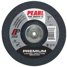 Pearl Abrasive FCC7036 7 x 1/8 x 7/8 Silicon Carbide Type 27 Flexible Grinding Wheel