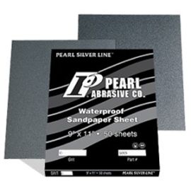 Pearl Abrasive LCCS0100 9 x 11 Silicon Carbide Premium Sandpaper Sheet