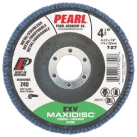 Pearl Abrasive MAX456Z9EH 4-1/2 x 5/8-11 Zirconia Exv Type 29 MAXIDISC - Flap Disc