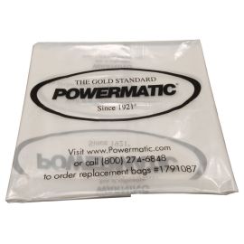 Powermatic 1791087 20 Inch Clear Plastic Collection Bags for Powermatic Dust Collector