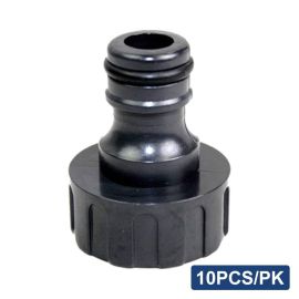 Interstate Pneumatics PW7138-10PK Black Plastic 3/4-11.5 (GHT) Female Garden Hose Plug - 10/Pk