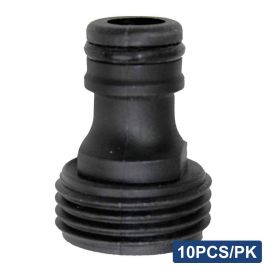 Interstate Pneumatics PW7139-10PK Black Plastic 3/4-11.5 (GHT) Male Garden Hose Plug - 10/Pk